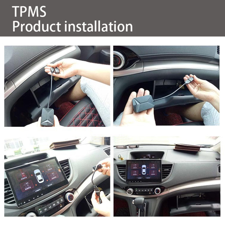 Sistema monitoraggio pressione pneumatici USB TPMS per Android