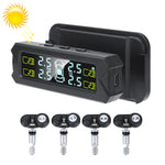 Sistema monitoraggio pressione pneumatici auto solare TPMS