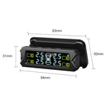 Sistema monitoraggio pressione pneumatici auto solare TPMS