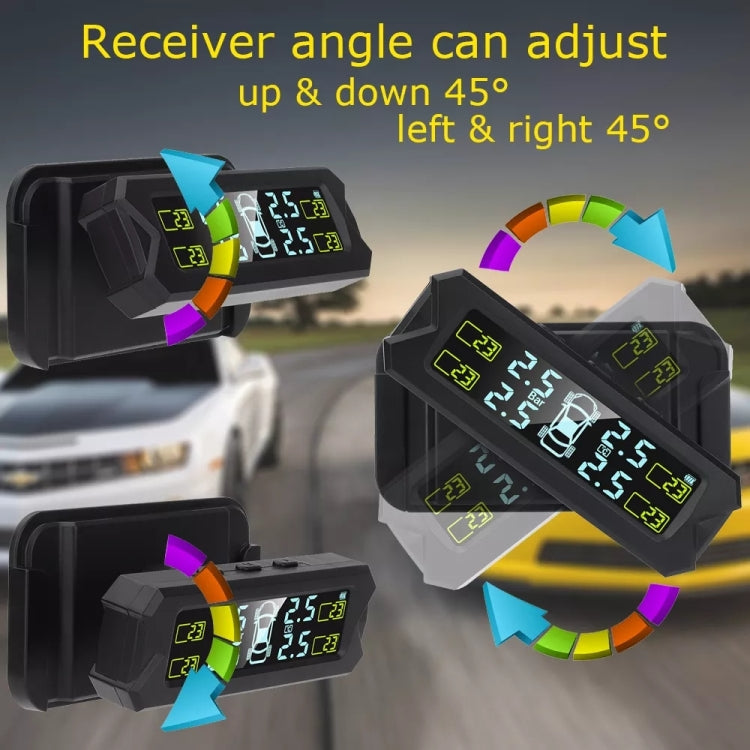 Sistema monitoraggio pressione pneumatici auto solare TPMS