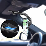 Supporto cellulare con visiera parasole per auto 4-7"
