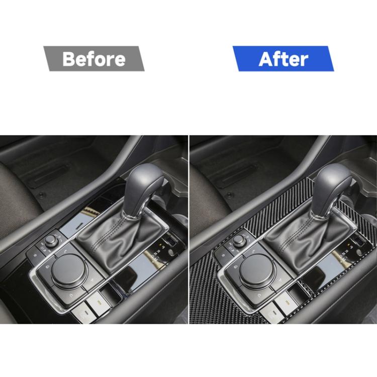 Adesivo decorativo in fibra di carbonio per Mazda 3 Axela 2020