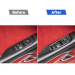 Set adesivi fibra di carbonio per alzacristalli Dodge Challenger