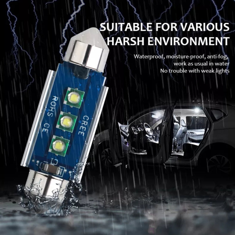 Lampada LED 36mm 12V 300LM per interno auto