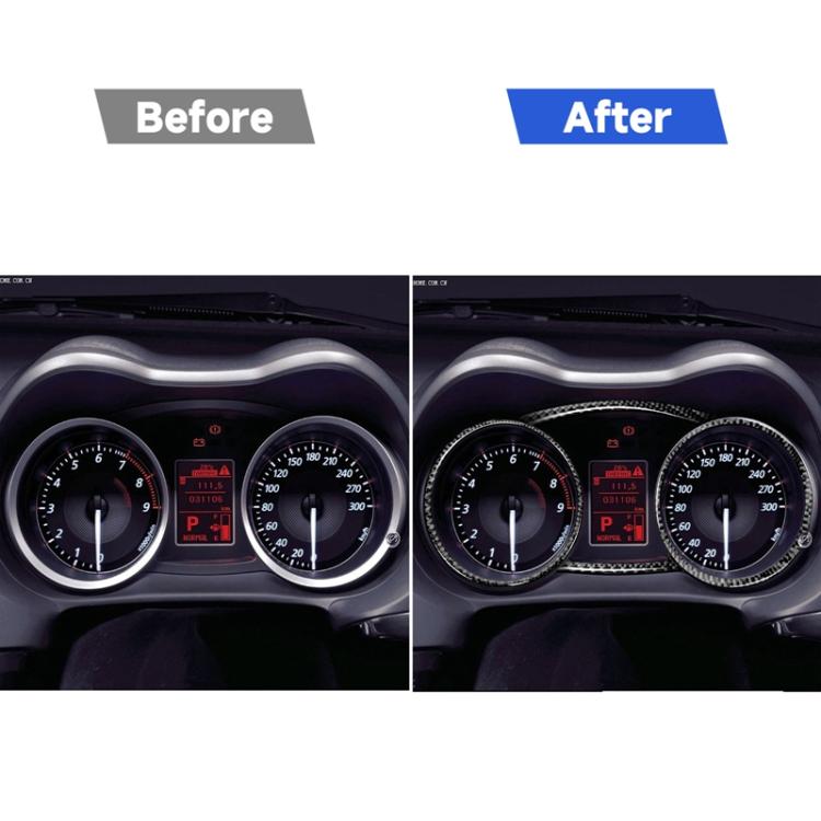 Adesivo tachimetro fibra di carbonio per Mitsubishi Lancer EVO