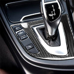Adesivo pannello ingranaggi BMW F30 F34 fibra carbonio