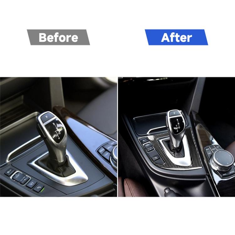 Adesivo pannello ingranaggi BMW F30 F34 fibra carbonio