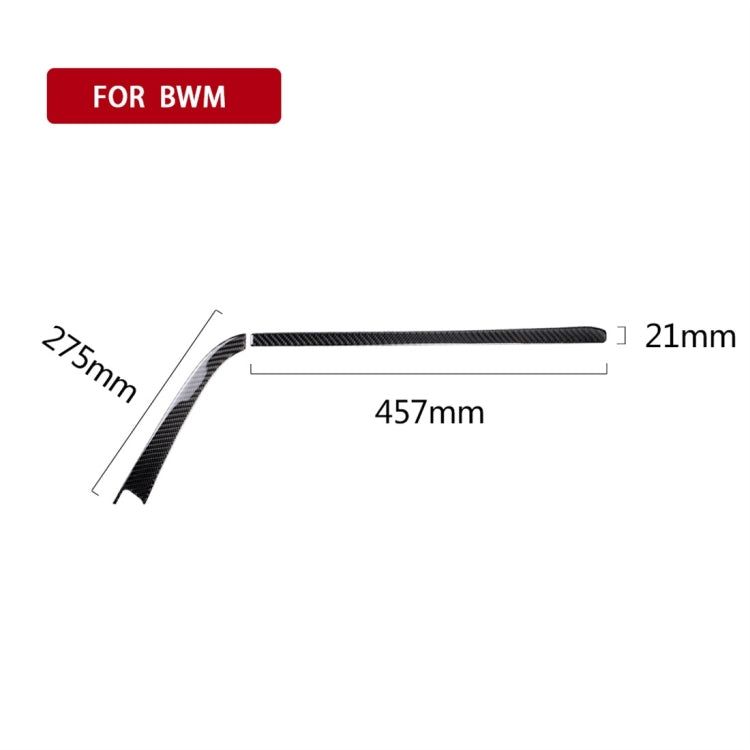 Adesivo decorativo in fibra di carbonio per BMW F30 F34 2013-2018