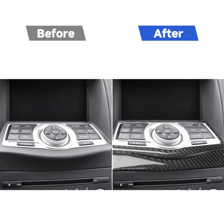 Adesivo cornice pulsanti navigazione Nissan 370Z Z34 2009-
