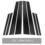 Adesivo montante B in fibra di carbonio per BMW X6 E71 2009-2013