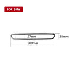 Adesivo cornice pulsante CD in fibra di carbonio per BMW Serie 3