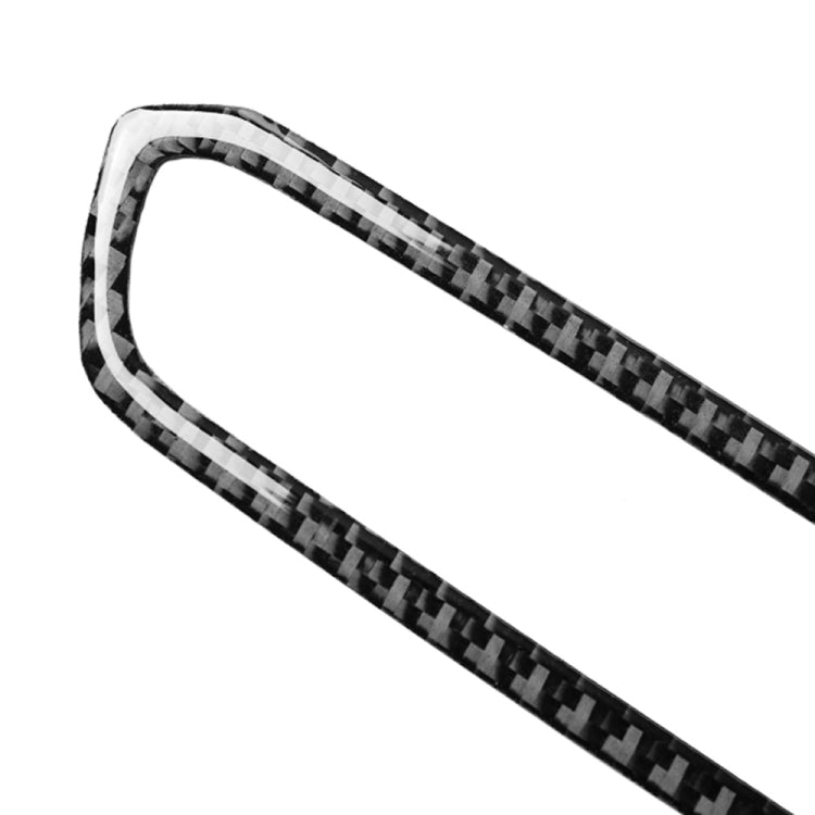 Adesivo cornice pulsante CD in fibra di carbonio per BMW Serie 3