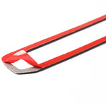 Adesivo cornice pulsante CD in fibra di carbonio per BMW Serie 3