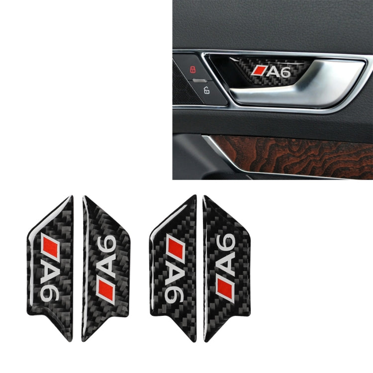 Adesivo antigraffio fibra di carbonio per Audi A6 2005-2011