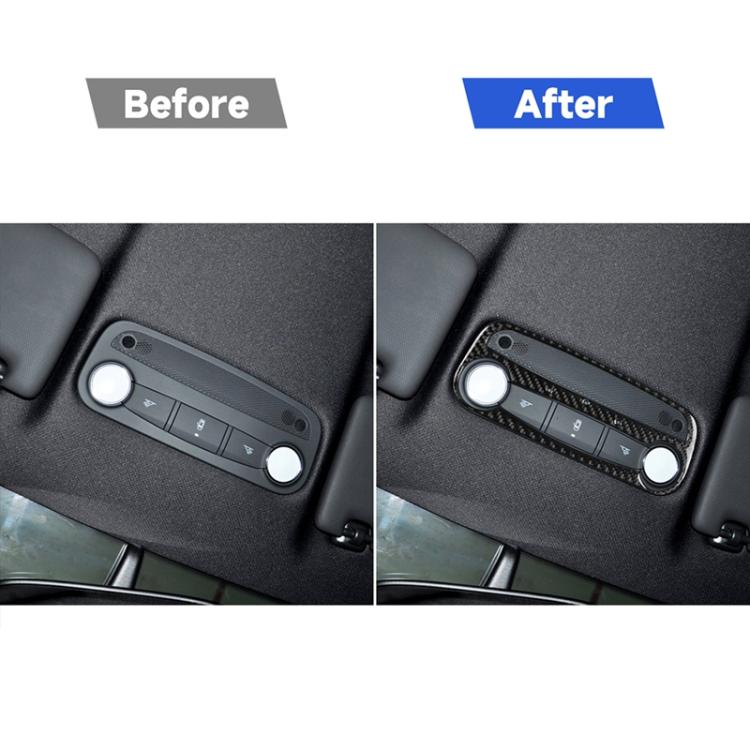 Adesivo fibra di carbonio luce lettura Audi TT 8N 8J 2008-2014