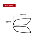 Adesivo decorativo fibra di carbonio maniglia porta Audi TT