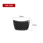 Adesivo volante fibra di carbonio per Audi A3 S3 2014-2019