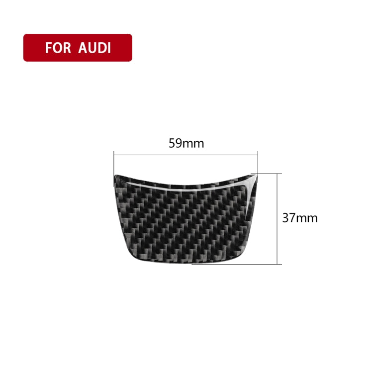Adesivo volante fibra di carbonio per Audi A3 S3 2014-2019