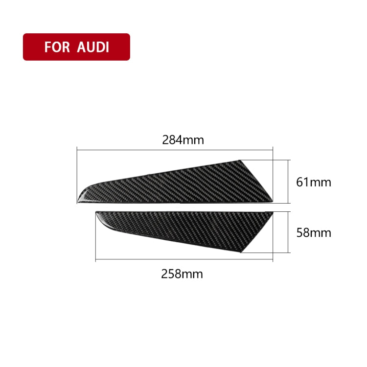 Adesivo fibra di carbonio pannello cambio Audi A3 2014-2019