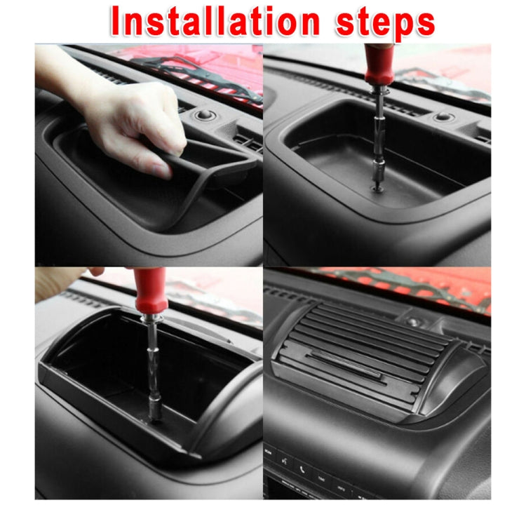 Organizer auto console centrale in ABS per Jeep Wrangler JK