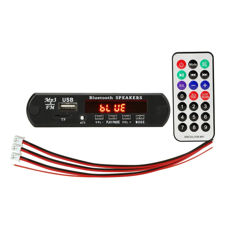 Scheda decodifica MP3 audio 12V per auto con Bluetooth e USB