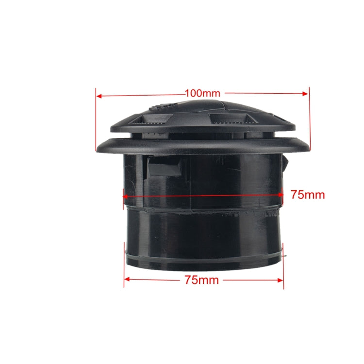 Presa d'aria universale per camper e barche 100x75 mm