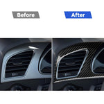 Adesivo decorativo in fibra di carbonio per cruscotto Audi A5