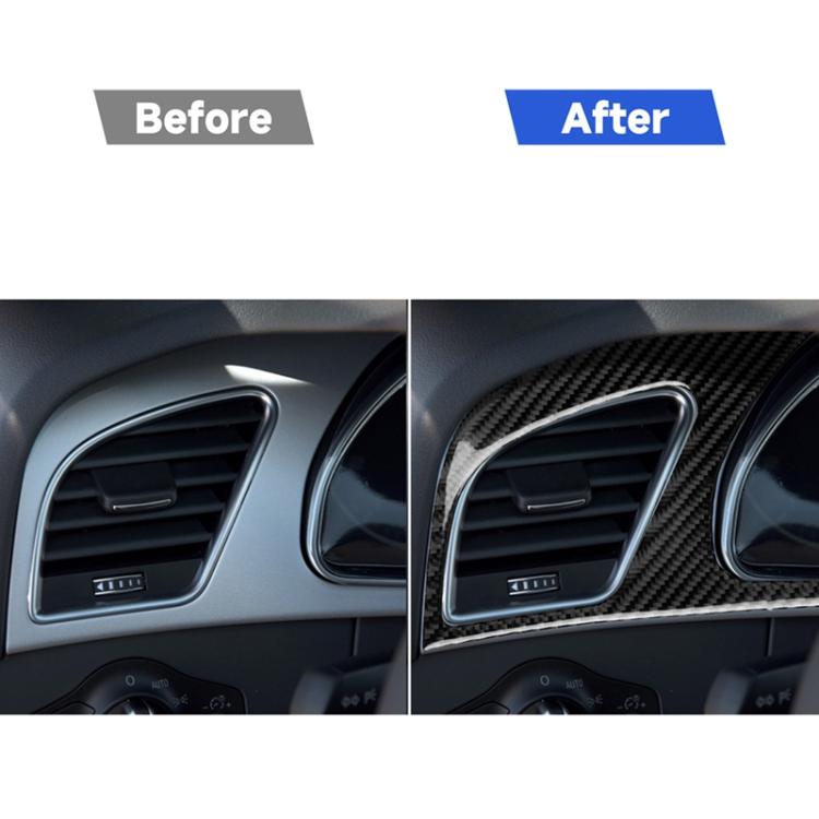 Adesivo decorativo in fibra di carbonio per cruscotto Audi A5