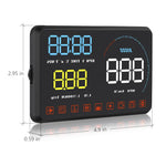 Display Head Up A9 HUD OBD2 universale 5,5 pollici