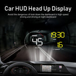 Display Head Up A9 HUD OBD2 universale 5,5 pollici
