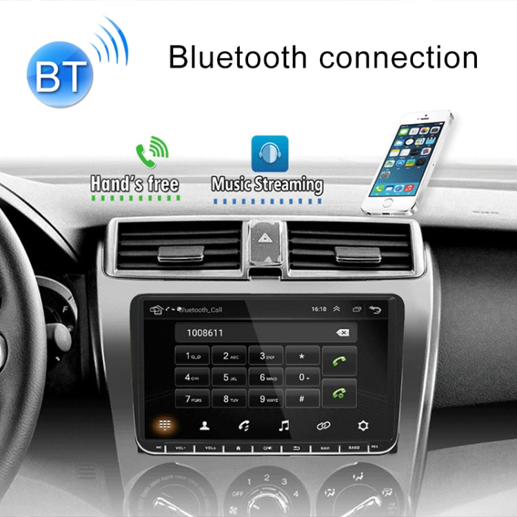 Lettore MP5 Android 9" 2 DIN per auto Volkswagen
