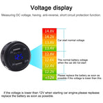 Adattatore doppia USB 3.1A con voltmetro digitale per auto
