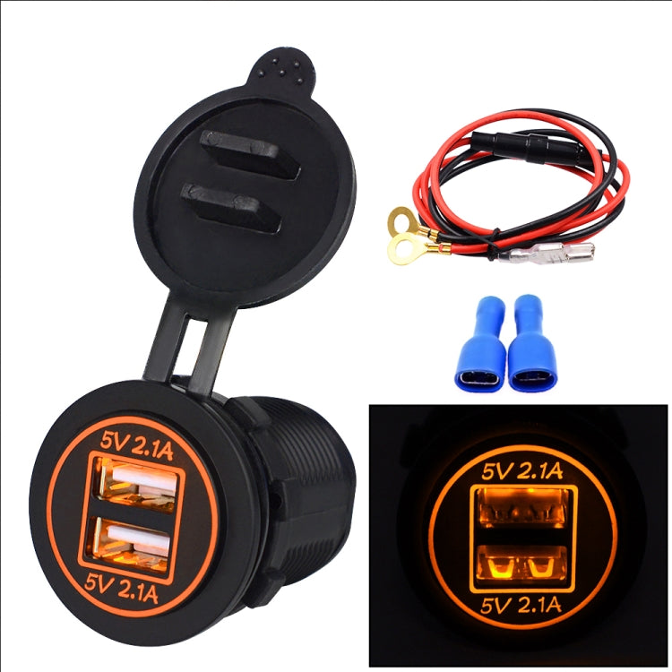 Adattatore doppio USB per auto 4.2A 5V con cavo 60 cm