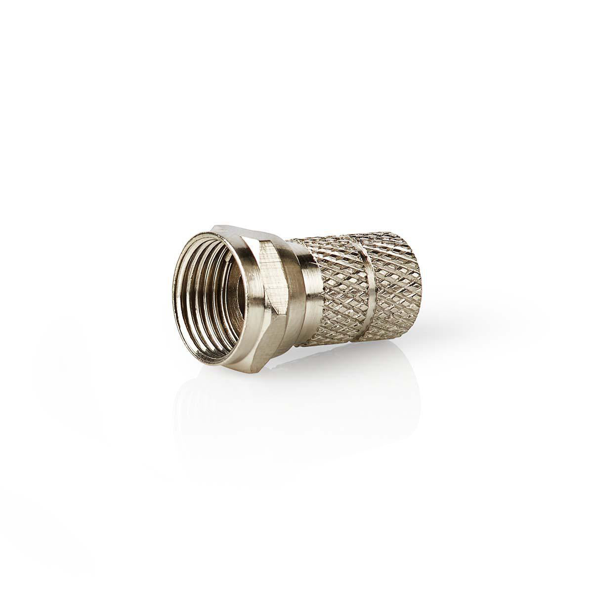 Connettore F - Maschio - Per cavi da 7mm 5 pezzi Metallo 5412810289639 541281028963 CSGB41906ME ND2395