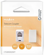 Accoppiatore telefonico RJ11 non schermato CTGB90920WT 541281042849 ND4319