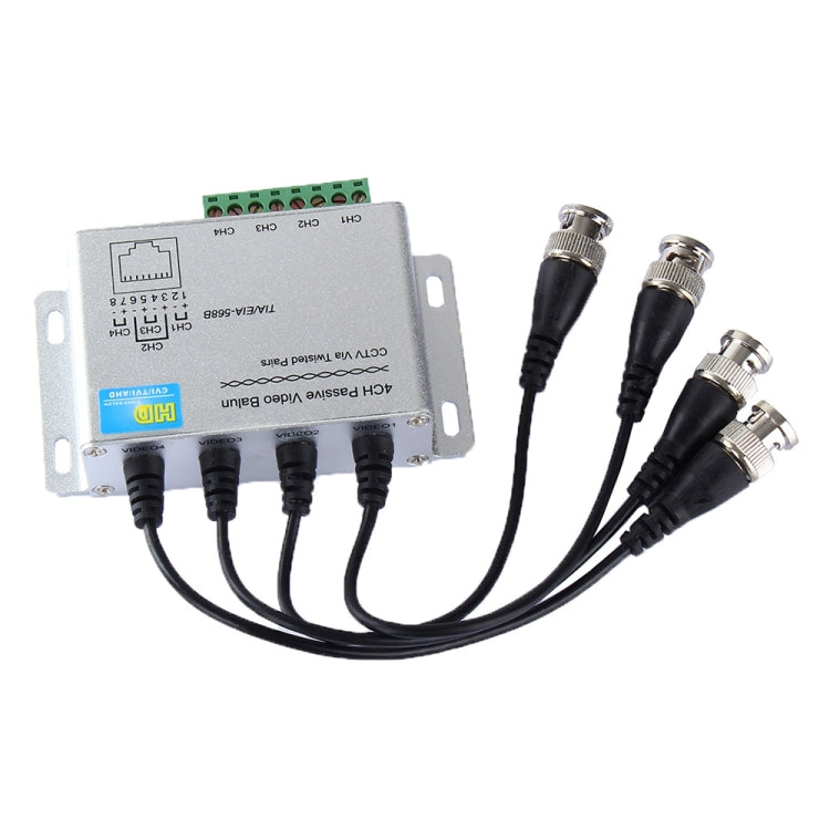Video balun passivo 4 canali HD-CVI/TVI/AHD HD204A-F - immagine 3