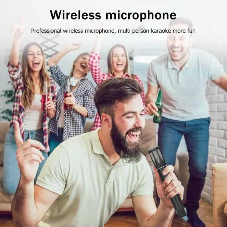 Coppia di microfoni Wireless ricaricabili UHF L-2