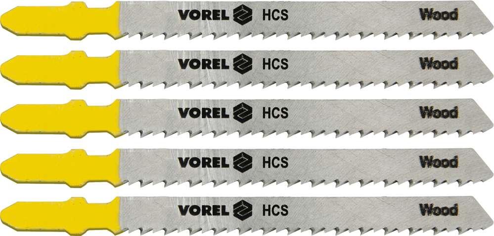Lame per seghetto alternativo per legno e PVC Vorel blister da 5