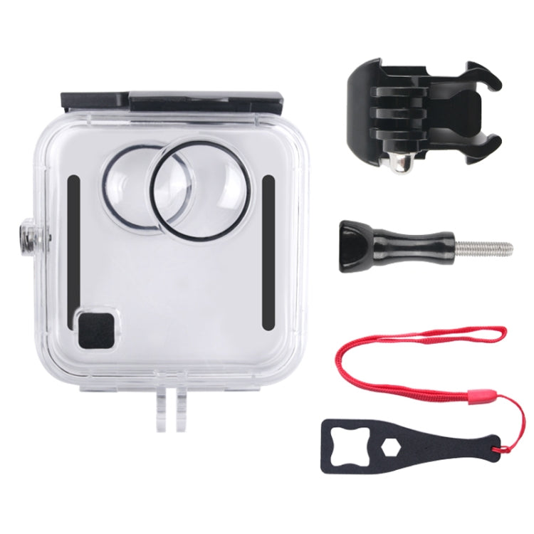 Custodia impermeabile 40m per GoPro Fusion con accessori