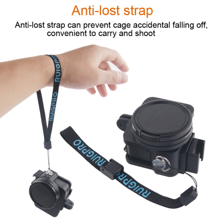 Guscio protettivo in lega di alluminio con lente UV 52mm per GoPr