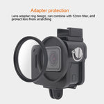Guscio protettivo in lega di alluminio con lente UV 52mm per GoPr