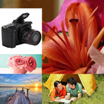 Fotocamera reflex HD 1,3 megapixel con LCD 2,4 pollici