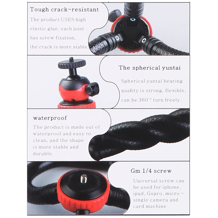 Treppiede flessibile Mini Octopus MZ305 con testa a sfera