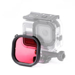 Filtro per lenti colorate per GoPro HERO8 custodia impermeabile