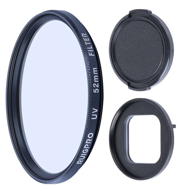 Filtro obiettivo UV 52mm per GoPro HERO10 e HERO9 Black