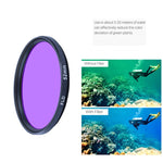 Kit 10 filtri obiettivo 52mm per GoPro HERO9 Black
