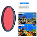 Kit 10 filtri obiettivo 52mm per GoPro HERO9 Black