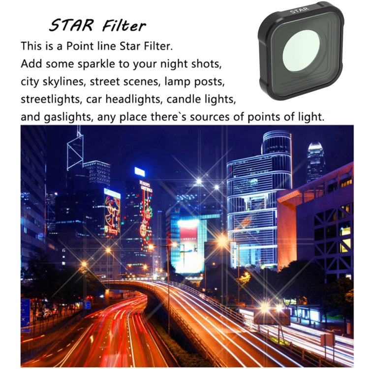 Filtro effetto stella JSR serie KB per GoPro HERO10/9 Black