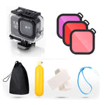 Custodia impermeabile per GoPro HERO8 Black 45m con filtri