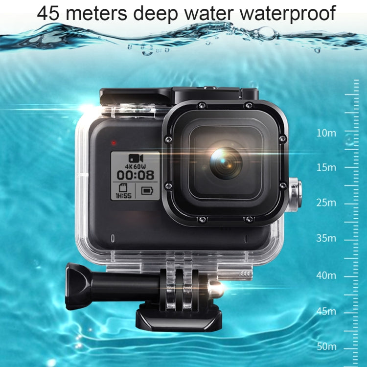 Custodia impermeabile per GoPro HERO8 Black 45m con filtri